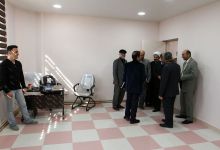 گزارش تصویری از بازدید هیات رئیسه دانشگاه از دانشکده علوم زمین